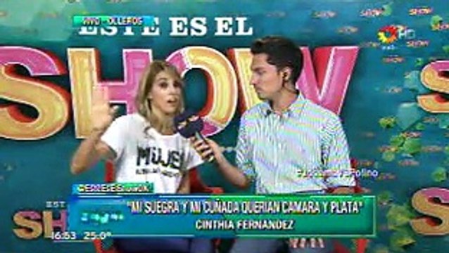 Cinthia Fernandez habla de todo
