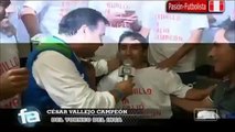 César Vallejo: la celebración del título del Torneo del Inca en el vestuario con Orderique (VIDEO)