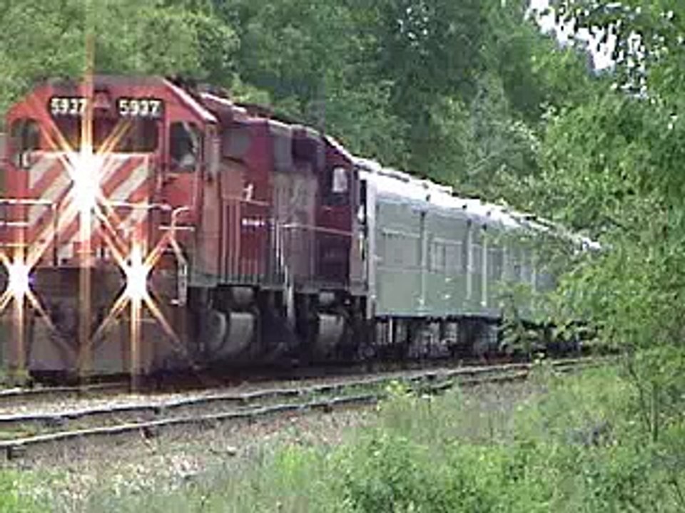 Circus train on the CP/D&H
