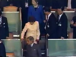 天皇皇后両陛下の邪魔をする金大中