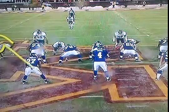 Brett Favre's Career Ending Sack Last Game Ever - Vikings vs Bears 2010