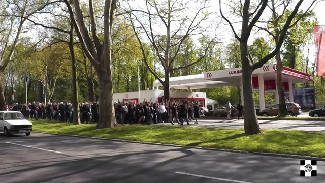 GROBARI KORTEO | 148 derbi Zvezda -Partizan 25.04.2015