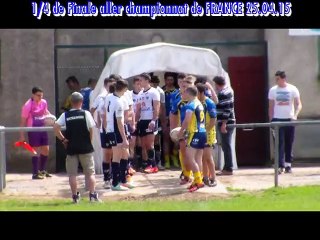 steven 1/4 championnat FRANCE aller juniors nationaux