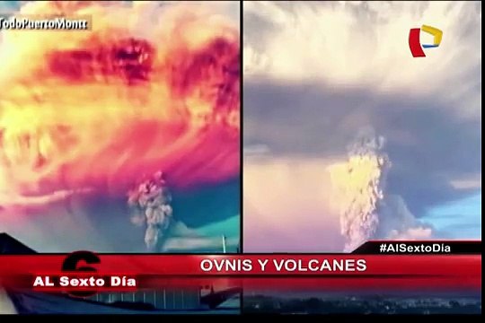 Ovnis y volcanes: las misteriosas figuras que sobrevuelan los cráteres