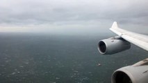 Bad Weather Landing On Lufthansa A340-300 In Vancouver (November 24th, 2011)