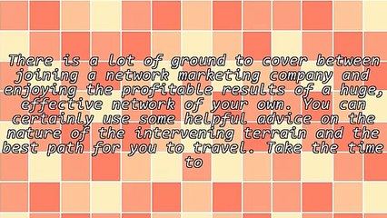Simple Tips To Network Marketing Success