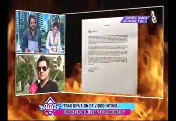 Ex de Milett Figueroa se pronuncia tras filtración de video