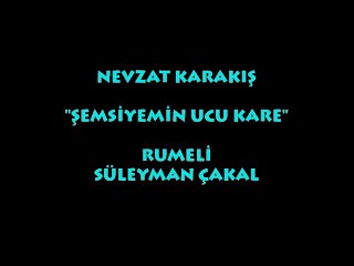 NEVZAT KARAKIŞ: ŞEMSİYEMİN UCU KARE...