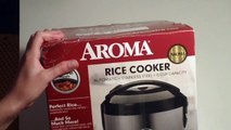 Aroma 8 Cup Rice Cooker Unboxing | Stainless Steel | Arroz Pressure Digital Kitchen Review