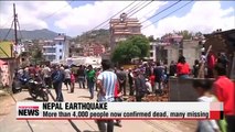 Nepal earthquake: more than 4,000 dead as relief hampered by fear, conditions