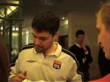 Rencontre avec les joueurs de Lyon