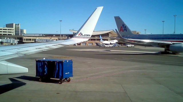 American Airlines takeoff from Boston Logan Airport 4/7/12