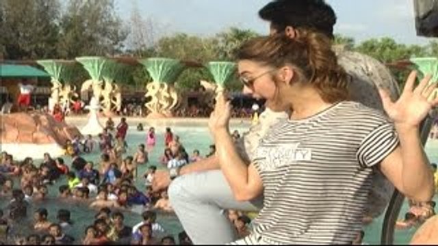Jackky Bhagnani, Lauren Gottlieb Promote Welcome 2 Karachi at Water Kingdom - The Bollywood
