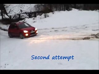 Suzuki SX4 vs Ford Kuga - AMAZING SNOW TEST - Slovenia
