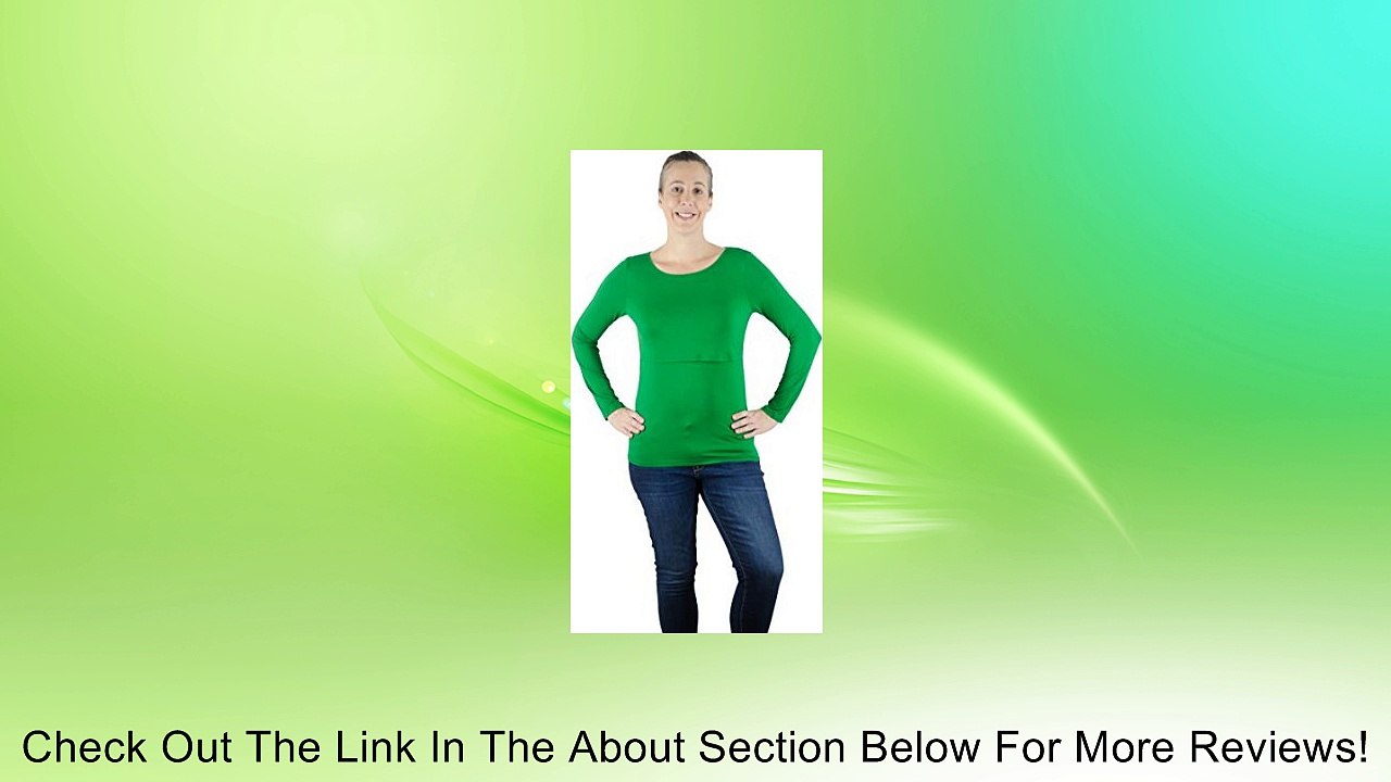 Latched Mama Women's Long Sleeve Nursing Shirt Review