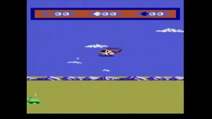 LET'S PLAY CHOPLIFTER FOR ATARI 7800 GAME REVIEW