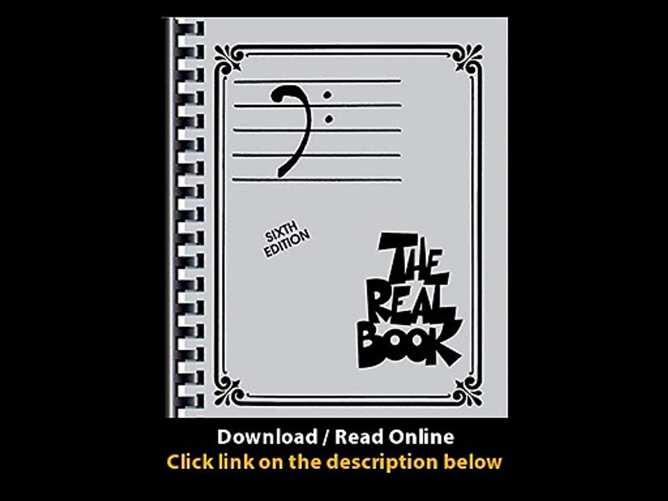 Download The Real Book Bass Clef Sixth Edition By PDF