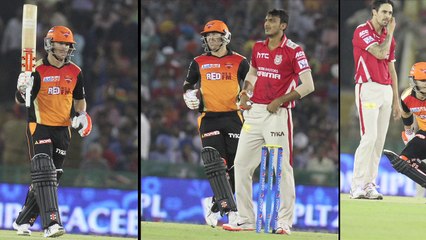 IPL 8 David Warners crucial knock helps SH beat KXIP