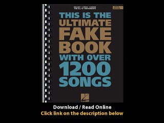 Download The Ultimate Fake Book for C Instruments By PDF