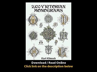 Download Victorian Monograms Lettering Calligraphy Typography By Karl Klimsch P