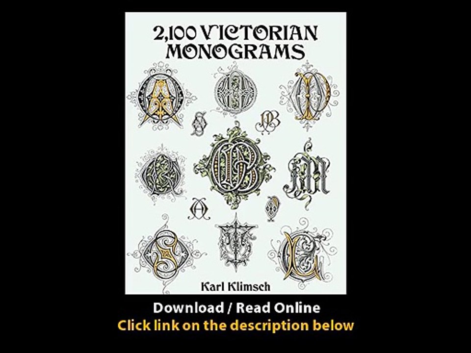 Download Victorian Monograms Lettering Calligraphy Typography By Karl Klimsch P