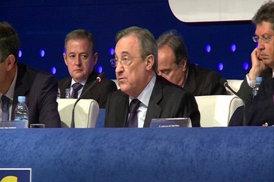 Florentino Pérez ve espectacular el cambio económico