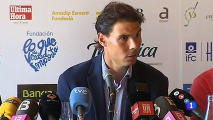Rafael Nadal at the (LQDVI event in Felanitx,  Mallorca. 28 April 2015.