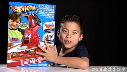 HOT WHEELS CAR MAKER Playset Review & Demo