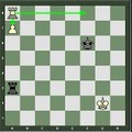 Chess Endgame: Rook in Front of Pawn