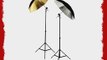 ePhoto 6 Umbrellas Photography Studio Off Camera Flash Lighting Kit TWO Flash Shoe Mounting