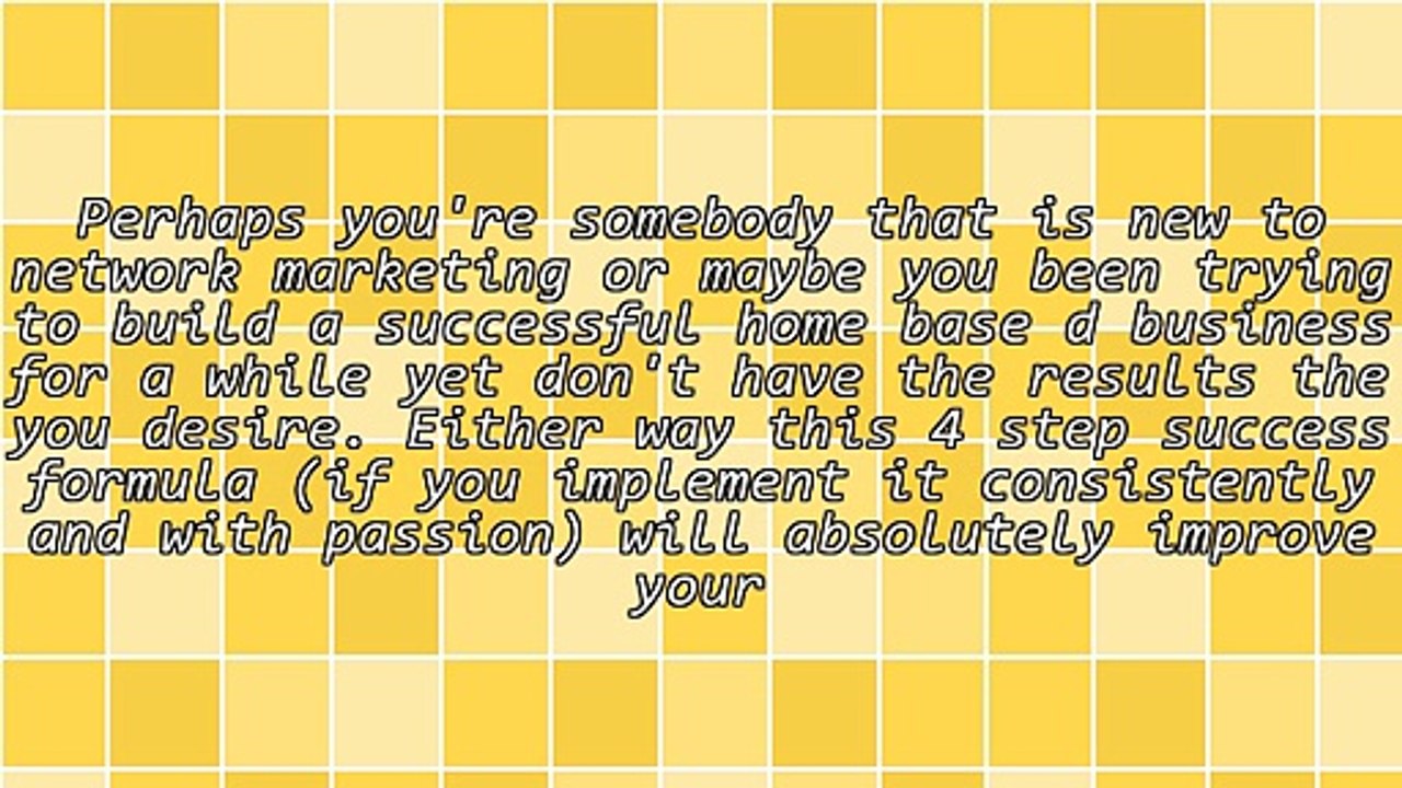 Network Marketing Business : The 4 Foundation Points To A Thriving Network Marketing Business