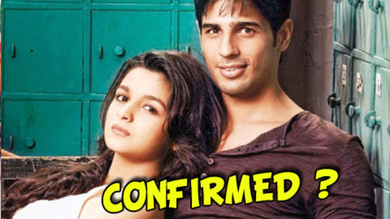 Sidharth Malhotra Hints A Relationship With Alia Bhatt