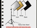 Fotodiox 11-Flag-Kit-18x24 Fotodiox Pro 18x24-Inch Studio Flag Panel Kit with Silver/White/Black/Gold