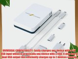 Today's Deal! PermaCharger? Portable Charger 11000mAh Dual External USB Battery Backup - World's