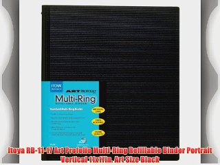 Itoya RB-11-17 Art Profolio Multi-Ring Refillable Binder Portrait Vertical 11x17in. Art Size
