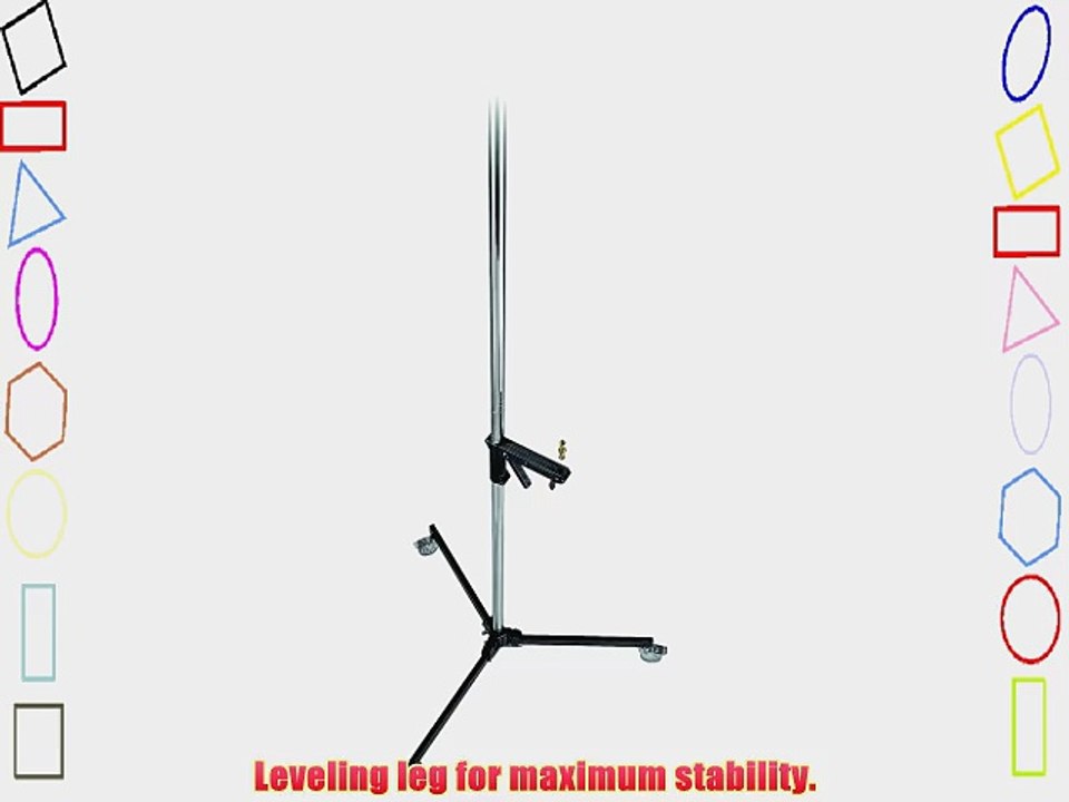 Manfrotto 231CS 8-Feet Steel Column Stand with Sliding Arm (Chrome Plated)