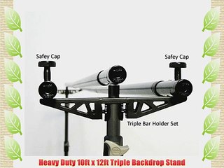 Triple Crossbar Background Support System