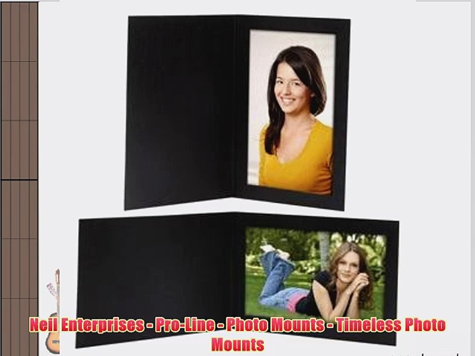 8x10 Timeless Black Photo Folder - 100 Pack
