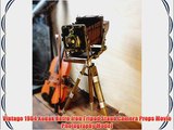 Vintage 1904 Kodak Retro Iron Tripod Stand Camera Props Movie Photography Model