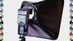 CowboyStudio Photo / Video 16 inch Speedlight Flash Softbox with L-Bracket Shoe Mount and Carry