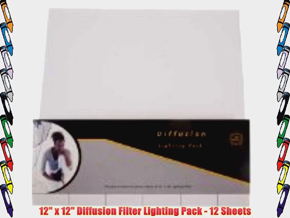12 x 12 Diffusion Filter Lighting Pack - 12 Sheets