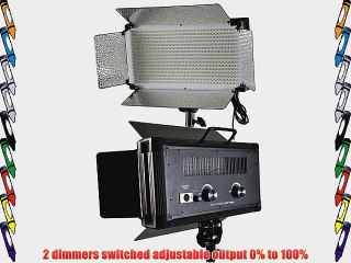 Descargar video: Fancierstudio 500 LED Video Light With Dimmer Switch XLR Pin Led Lighting Kit Light Kit With