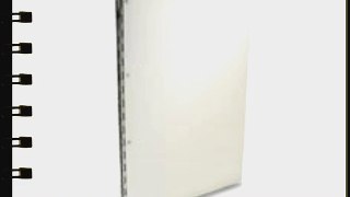 Pina Zangaro Vista 17 x 11 Screwpost Presentation Book Portrait Format Snow White Acrylic Finish.