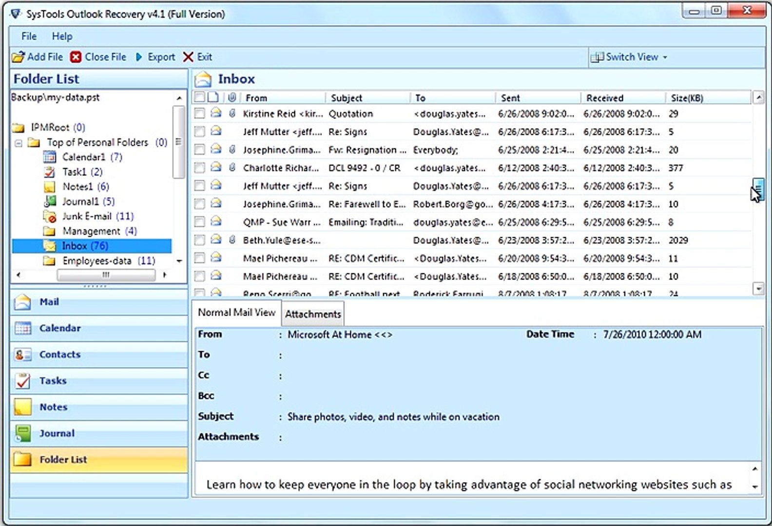 ⁣How to Repair MS Outlook PST File With Outlook Recovery Software