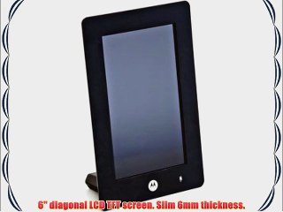 Motorola MF601 6 Ultra Thin LCD Digital Photo Frame with Slideshow