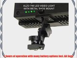 Alzo 790 Bright Led Dimmable Video Light 5600K with 126 Leds for Dslr Video Recording