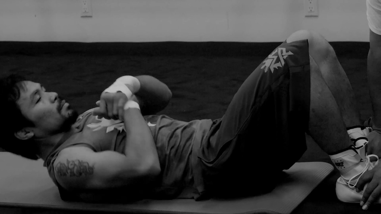 L'entrainement de Manny Pacquiao pour son combat face à Floyd Mayweather