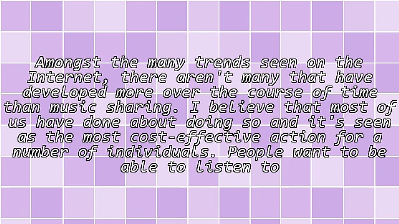 Music Sharing & The Work Of A Social Marketing...