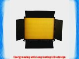 ePhoto Powerful 1200 LED Dimmable Video Light Panel  24V DC 110V-230V CN1200H