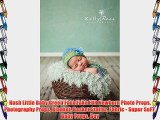 Hush Little Baby Green Faux Fake FUR Newborn Photo Props Photography Props Blanket Basket Stuffer